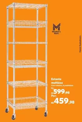 Oferta de Estante Multidisos por R$599,98 em Sam's Club