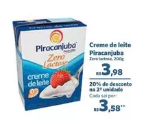 Oferta de Piracanjuba - Creme De Leite por R$3,98 em Sam's Club