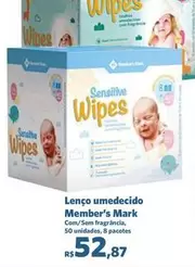 Oferta de Member's Mark - Lenço Umedecido por R$52,87 em Sam's Club