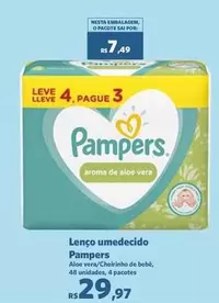 Oferta de Pampers - Lenço Umedecido por R$29,97 em Sam's Club