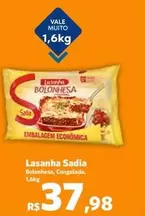 Oferta de Sadia - Lasanha por R$37,98 em Sam's Club