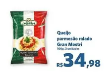 Oferta de Gran Mestri - Queijo Parmesão Ralado por R$34,98 em Sam's Club