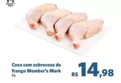 Oferta de Member's Mark - Coxa Com Sobrecoxa De Frango por R$14,98 em Sam's Club