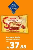 Oferta de Sadia - Lasanha por R$37,98 em Sam's Club