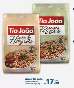 Oferta de Tio João - Arroz por R$17,98 em Sam's Club