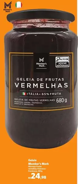 Oferta de Member's Mark - Geleia De Frutas Vermelhas por R$24,98 em Sam's Club