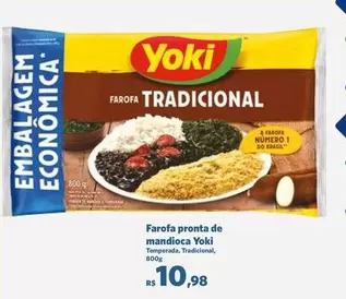 Oferta de Yoki - Farofa Pronta De Mandioca por R$10,98 em Sam's Club