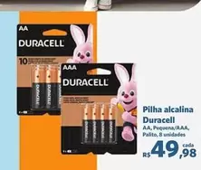 Oferta de Duracell - Pilha Alcalina por R$49,98 em Sam's Club