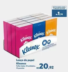 Oferta de Kleenex - Lenço De Papel por R$20,92 em Sam's Club