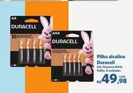 Oferta de Duracell - Pilha Alcalina por R$49,98 em Sam's Club