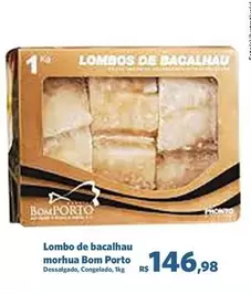 Oferta de Bom Porto - Lombo De Bacalhau Morhua por R$146,98 em Sam's Club