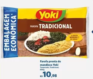 Oferta de Yoki - Farofa Pronta De Mandioca por R$10,98 em Sam's Club