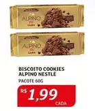 Oferta de Nestlé - Biscoito Cookies Alpino por R$1,99 em Assaí Atacadista