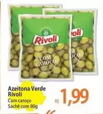 Oferta de Rivoli - Azeitona Verde por R$1,99 em Atacadão