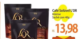 Oferta de Lor - Café Solúvel por R$13,98 em Atacadão