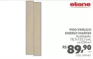 Oferta de Eliane - Piso Vinílico Energy Marfín por R$89,9 em Telhanorte