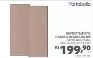 Oferta de Portobello - Revestimento Canela Dourada RIP por R$199,9 em Telhanorte