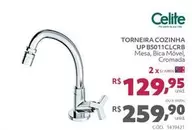 Oferta de Celite - Torneira Cozinha UP B5011CLCRB por R$259,9 em Telhanorte