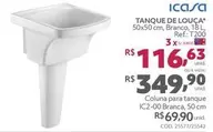 Oferta de Icasa - Tanque De Louça   por R$349,9 em Telhanorte