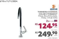 Oferta de Esteves - Torneira Cozinha Color VTM065EST  por R$249,9 em Telhanorte