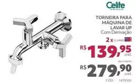 Oferta de Celite - Torneira Para Máquina De Lavar Up por R$279,9 em Telhanorte