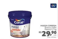 Oferta de Coral - Massa Corrida por R$29,9 em Telhanorte