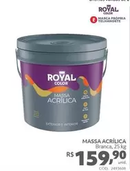 Oferta de Royal - Massa Acrílica por R$159,9 em Telhanorte