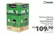 Oferta de Universo - Tinta Acrílica Unilar Profissional por R$109,9 em Telhanorte