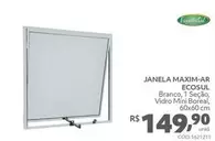 Oferta de Esquadri Sul - Janela Maxim-Ar Ecosul  por R$149,9 em Telhanorte