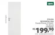 Oferta de Vert - Folha De Porta Lisa por R$199,9 em Telhanorte