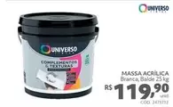 Oferta de Universo - Massa Acrílica por R$119,9 em Telhanorte