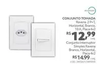 Oferta de Dicompel - Conjunto Tomada por R$12,99 em Telhanorte