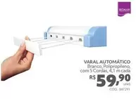 Oferta de Secalux - Varal Automatico por R$59,9 em Telhanorte