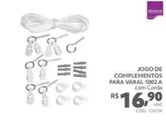 Oferta de Secalux - Jogo De Complementos Para Varal 1002 A por R$16,9 em Telhanorte