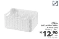 Oferta de Arthi - Caixa Organizadora Rattan 02  por R$12,9 em Telhanorte