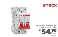 Oferta de Steck - Disjuntor Bipolar por R$54,9 em Tumelero