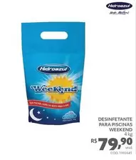 Oferta de Hidroazul - Desinfetante Para Piscinas Weekend por R$79,9 em Tumelero