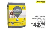 Oferta de Quartzolit - Arga Massa Piso Sobre Piso por R$42,9 em Tumelero