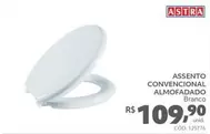 Oferta de Astra - Assento Convencional Almofadado por R$109,9 em Tumelero