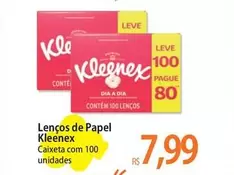 Oferta de Kleenex - Lenços De Papel por R$7,99 em Atacadão