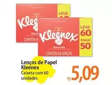 Oferta de Kleenex - Lenços De Papel por R$5,09 em Atacadão