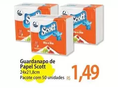 Oferta de Scott - Guardanapo De Papel por R$1,49 em Atacadão