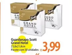 Oferta de Grand Hotel - Guardanapo Scott por R$3,99 em Atacadão