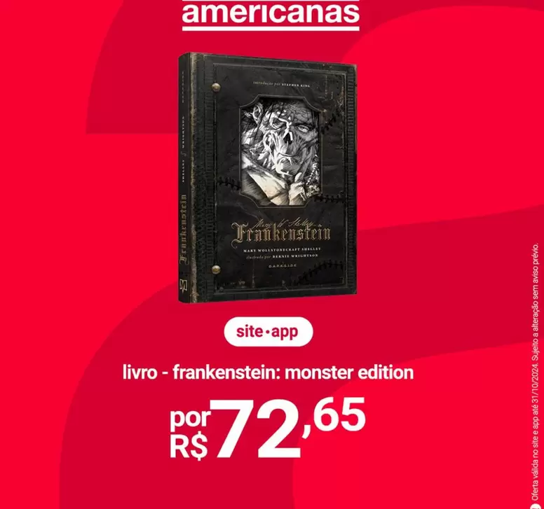 Oferta de Monster - Frenchstein por R$72,65 em Lojas Americanas