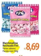 Oferta de Fini - Marshmallow Recheado por R$8,69 em Atacadão