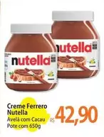 Oferta de Ferrero - Creme  Nutella por R$42,9 em Atacadão