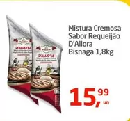 Oferta de D'allora - Mistura Cremosa Sabor Requeijão Bisnaga por R$15,99 em Tenda Atacado