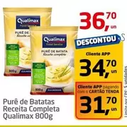 Oferta de Qualimax - puré de batatas receita completa por R$36,7 em Tenda Atacado