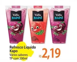 Oferta de Kapo - Refresco Líquido por R$2,19 em Atacadão