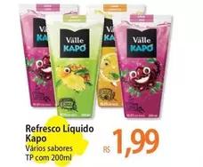 Oferta de Kapo - Refresco Liquido por R$1,99 em Atacadão